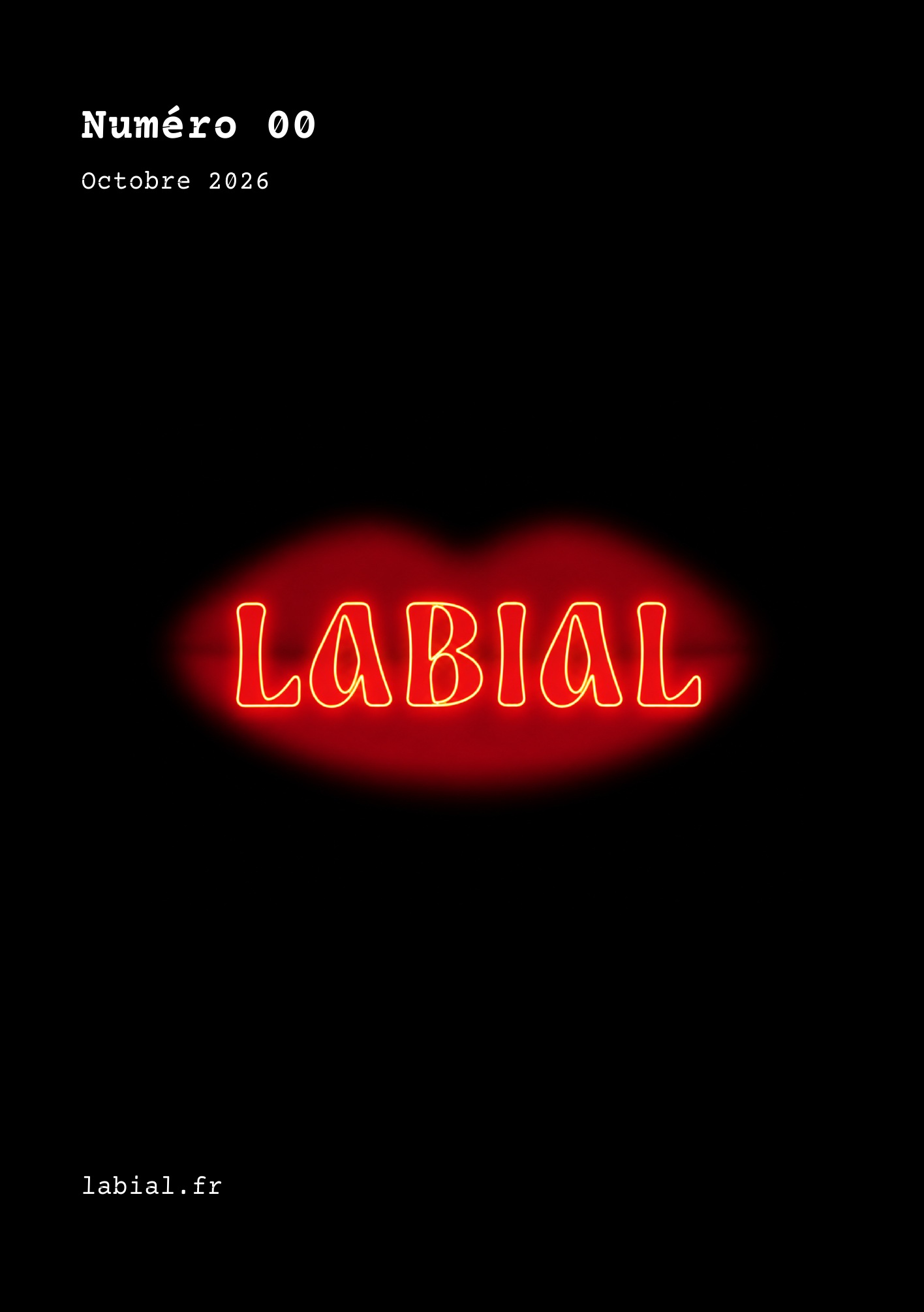 Couverture recto de LABIAL, numéro 00