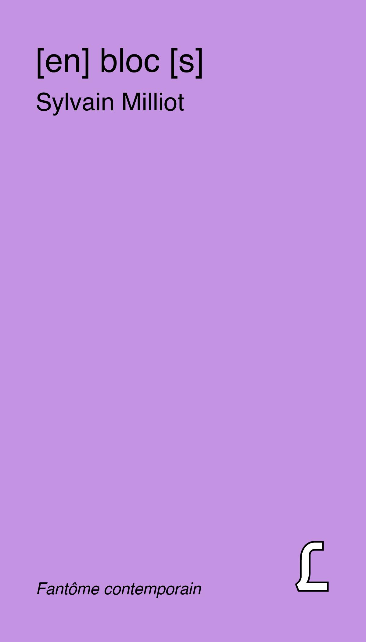 Couverture recto de [en] bloc [s] 