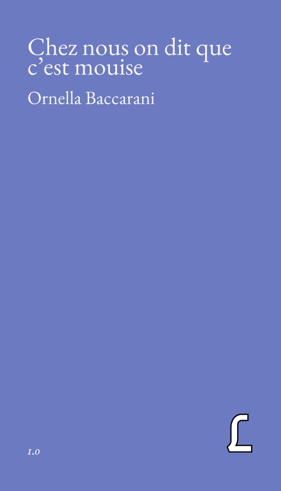 Recto cover of Chez nous on dit que c’est mouise