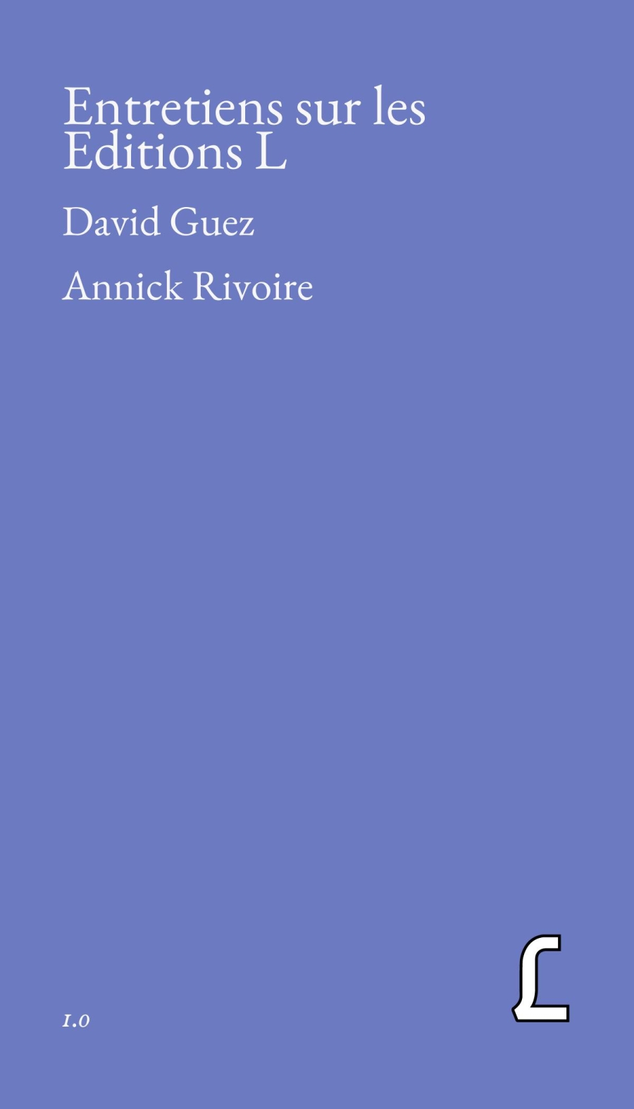 Recto cover of Entretiens sur les éditions L