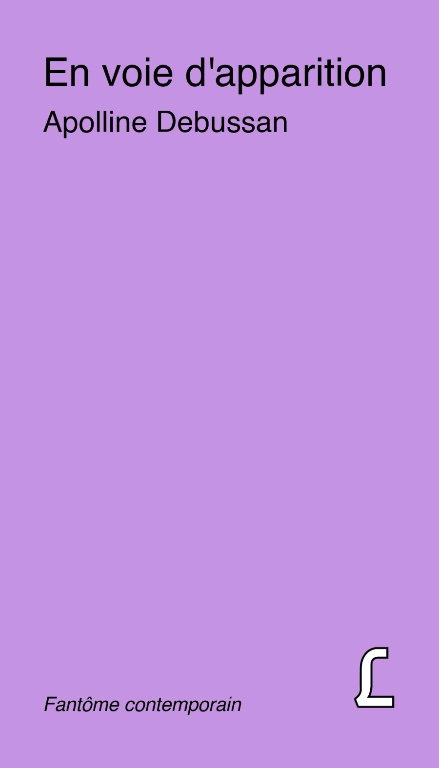 Recto couverture Inventaire de James